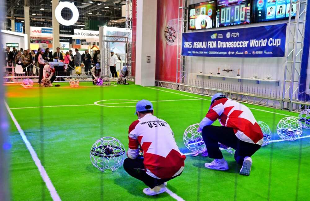 Tech Meets Sports As 'Drone Soccer' Makes Its Debut in Las Vegas