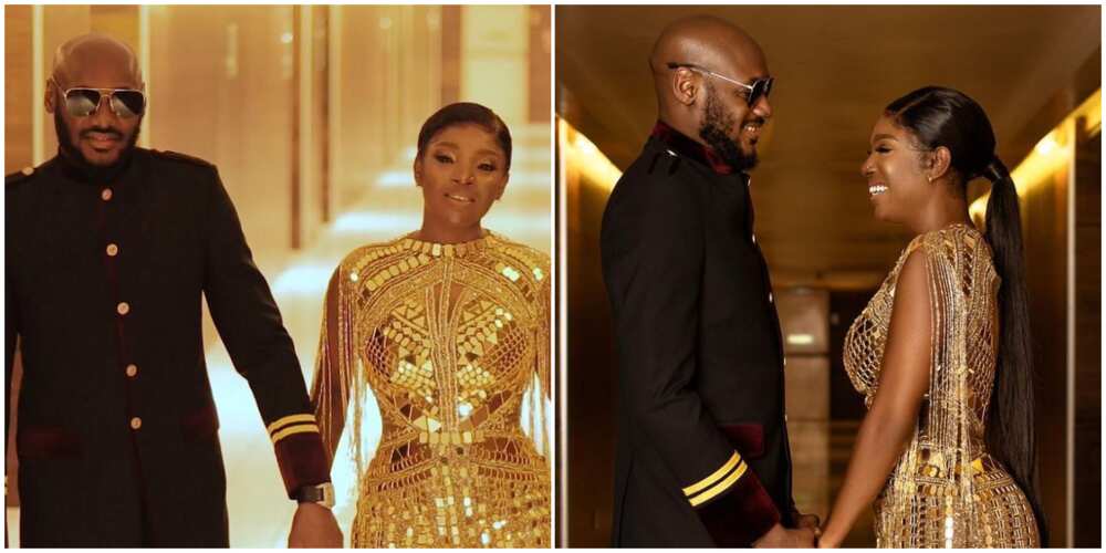 Annie Idibia gets 2baba blushing.