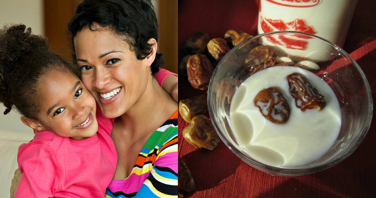 Benefits of dates with milk for children