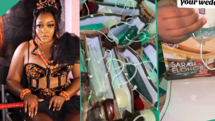 'Tears' as bride's souvenirs land in Nigeria 3 weeks after her wedding, video makes people emotional