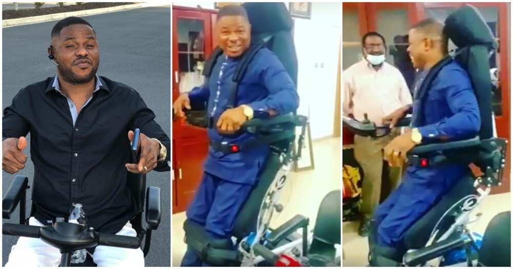 Gospel musician Yinka Ayefele stands on his feet again, fans react (video)