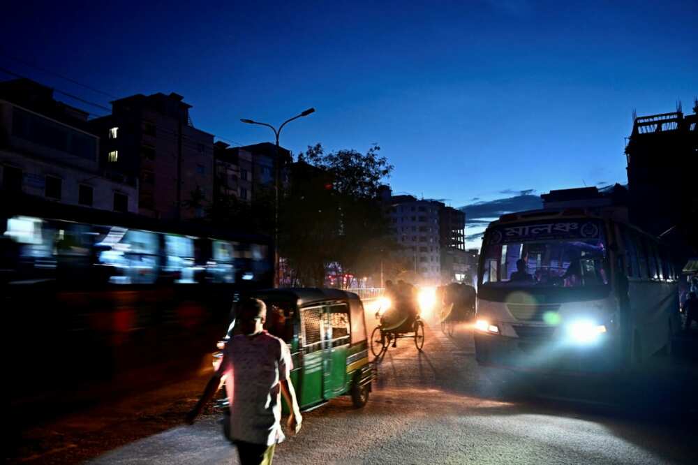 The normally brightly lit streets of central Dhaka and other cities were dark due to the grid failure which left much of Bangladesh without power The normally brightly lit streets of central Dhaka and other cities were dark due to the grid failure which left much of Bangladesh without power