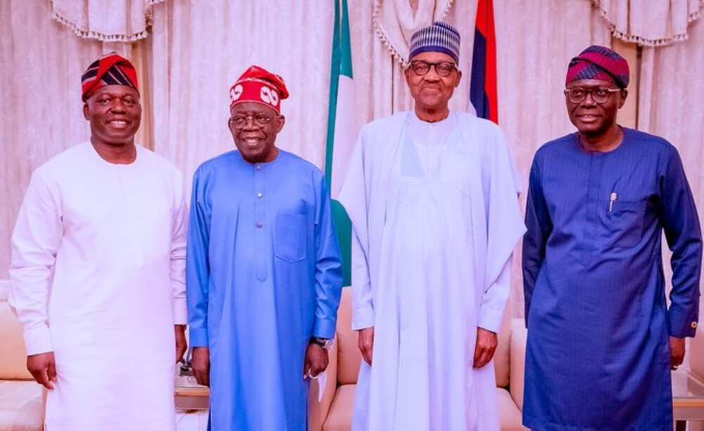 Bola Tinubu, President Muhammadu Buhari, Babajide Sanwo-Olu, Wale Tinubu, APC, 2023 presidential election, politics in Nigeria