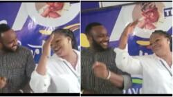 Fans gush as Femi Adebayo & wife turns father Oga Bello’s 70th birthday party into dance competition, he wins