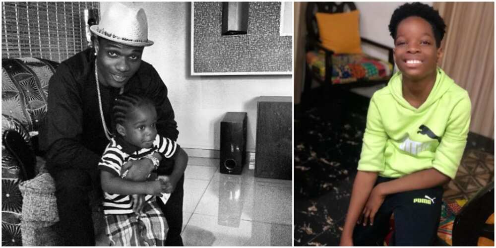 Just Like Yesterday: Fans Gush Over Adorable Throwback Photo of Wizkid With His First Son Tife