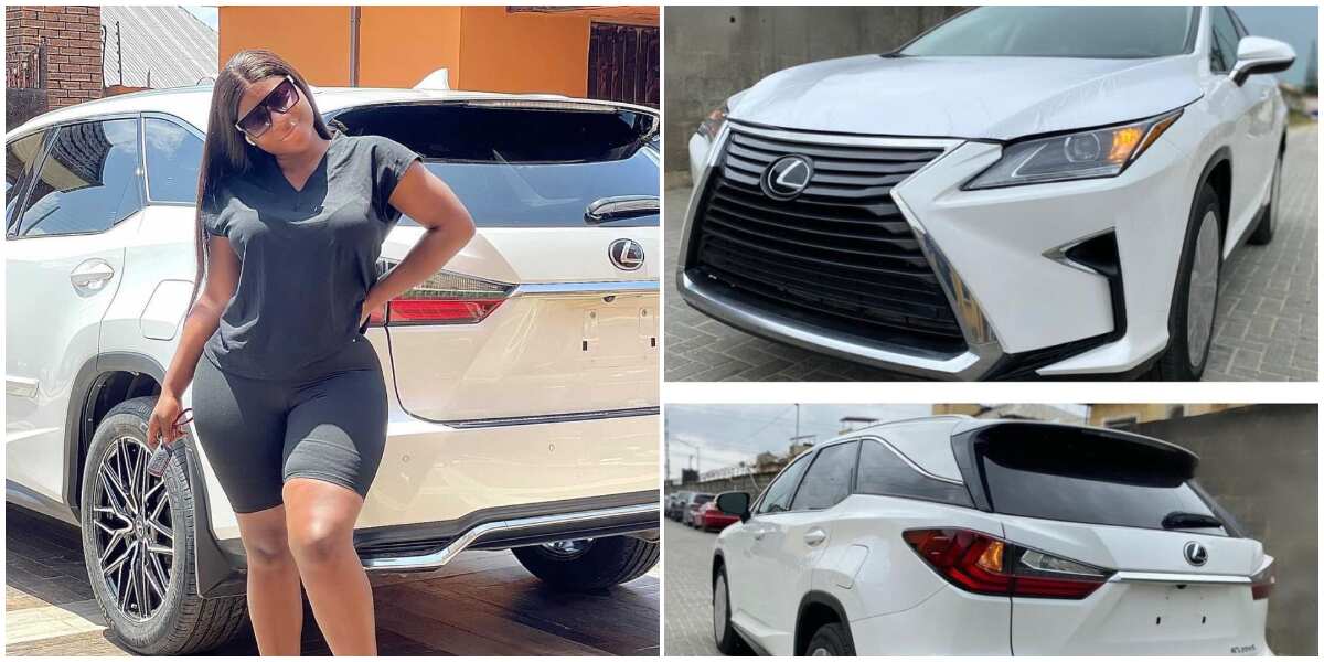 Latest car owner in Lagos: Destiny Etiko splashes millions on new Lexus whip weeks after buying house