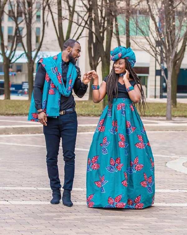 African fashion style for couples Legit.ng