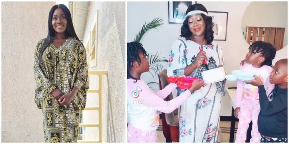 Nollywood actress Mercy Johnson Okojie shares hilarious TikTok video with her kids