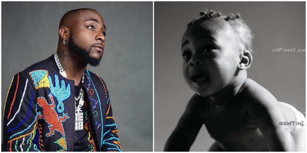 Davido and his son Davido and his son