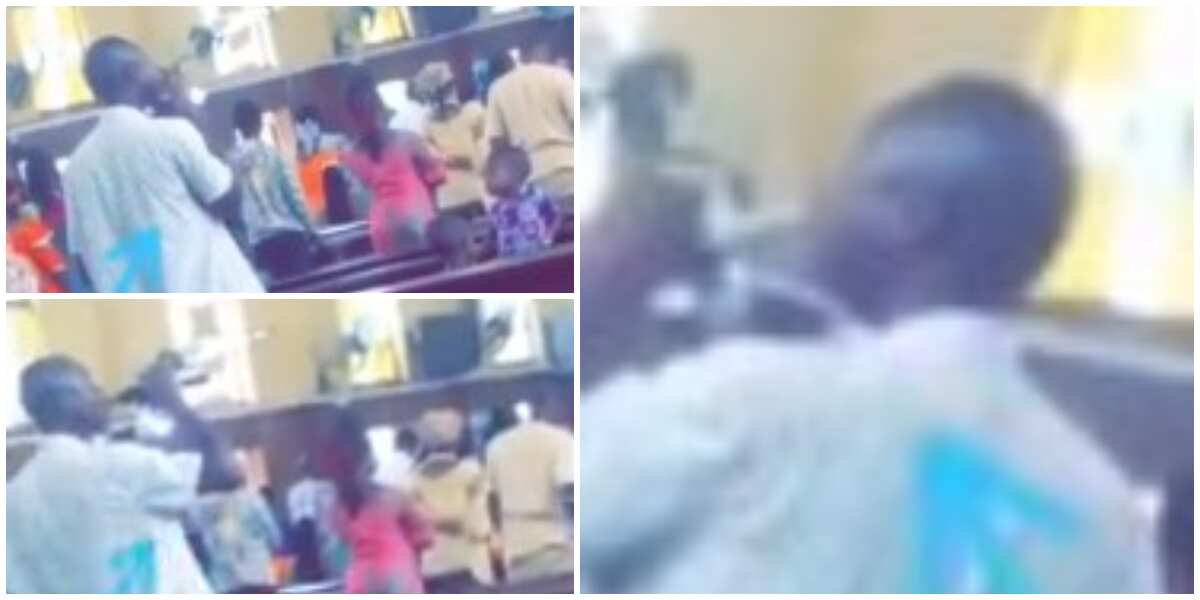 Man caught taking his 'communion bread' with soda during church service, video goes viral