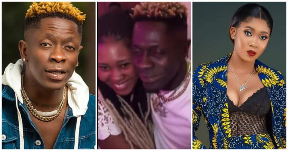 Shatta Wale and Jackline Mensah