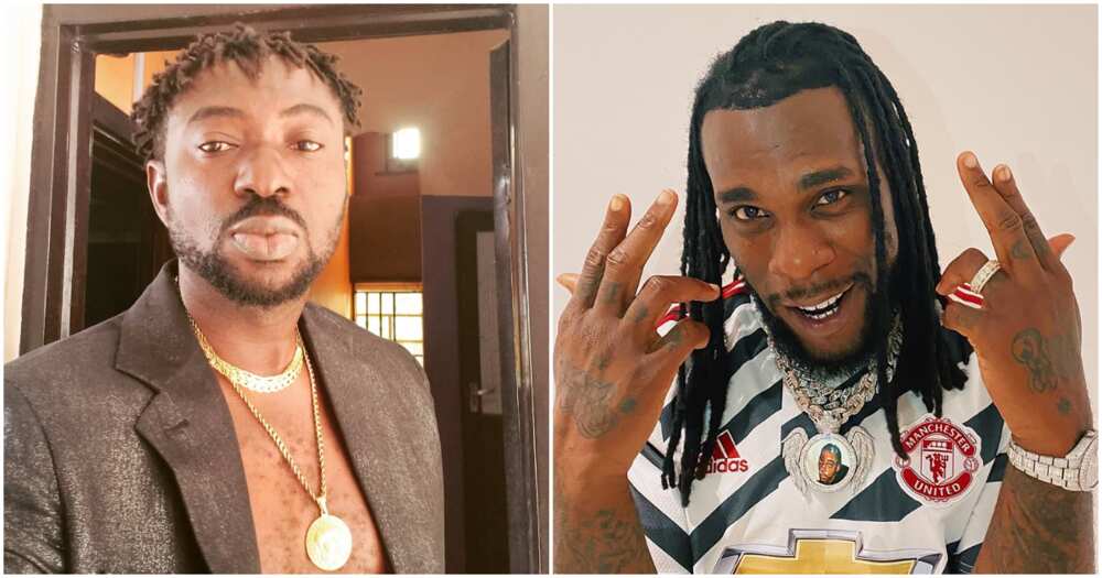 Singer Blackface comes for Burna Boy in yet-to-be-released song