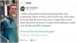 Pastors need to stop giving New Year predictions, many don't come true - Reno Omokri