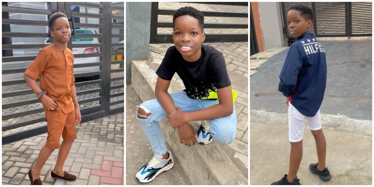 Singer Wizkid's first son Boluwatife stuns in 5 stylish photos