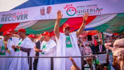 2023: "Vote AP...PDP in presidential election" - Atiku goofs in Kogi, APC reacts, releases video