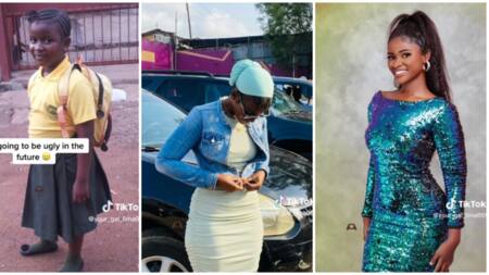 "I'm going to be ugly in future": Young lady leaves people shocked with her lovely transformation