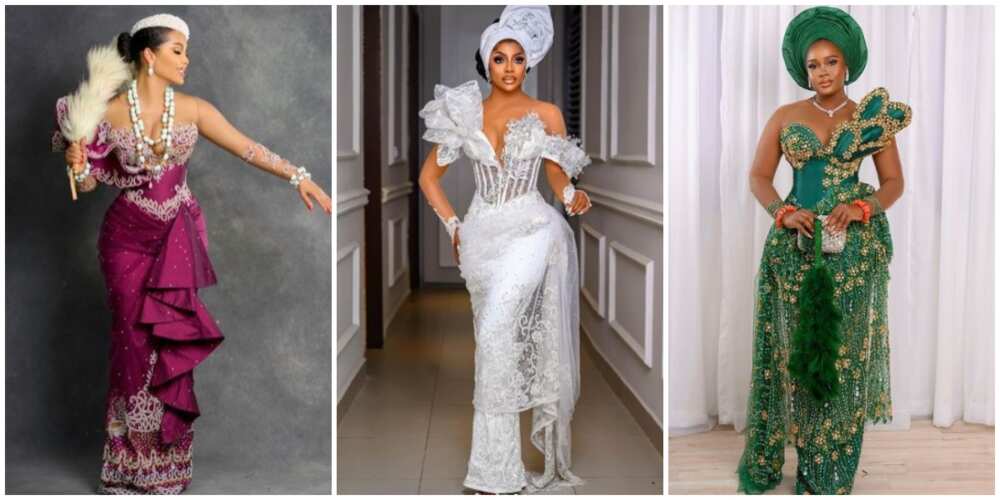 Nigerian female celebrities/traditional looks
