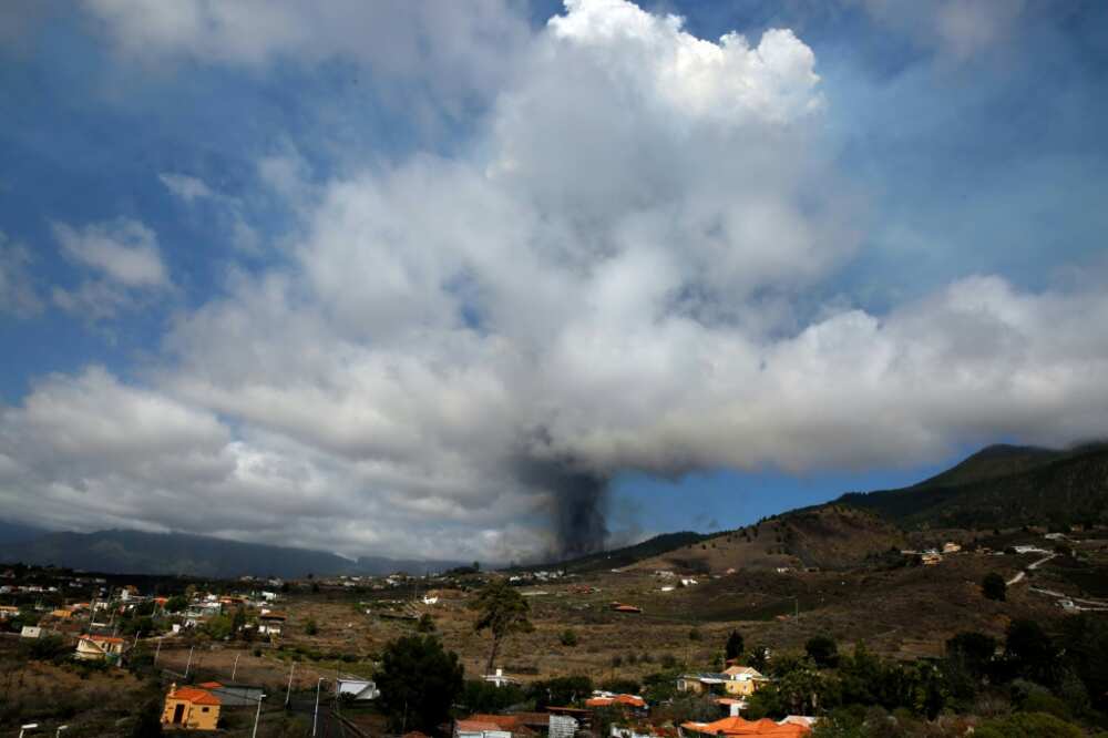 Toxic gases from the volcano mean many people still cannot return to their homes
