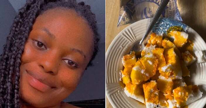 See what a Nigerian lady did after a man served her yam and red oil
