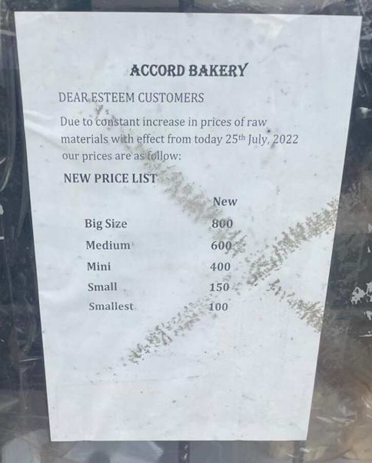 baker adjust price