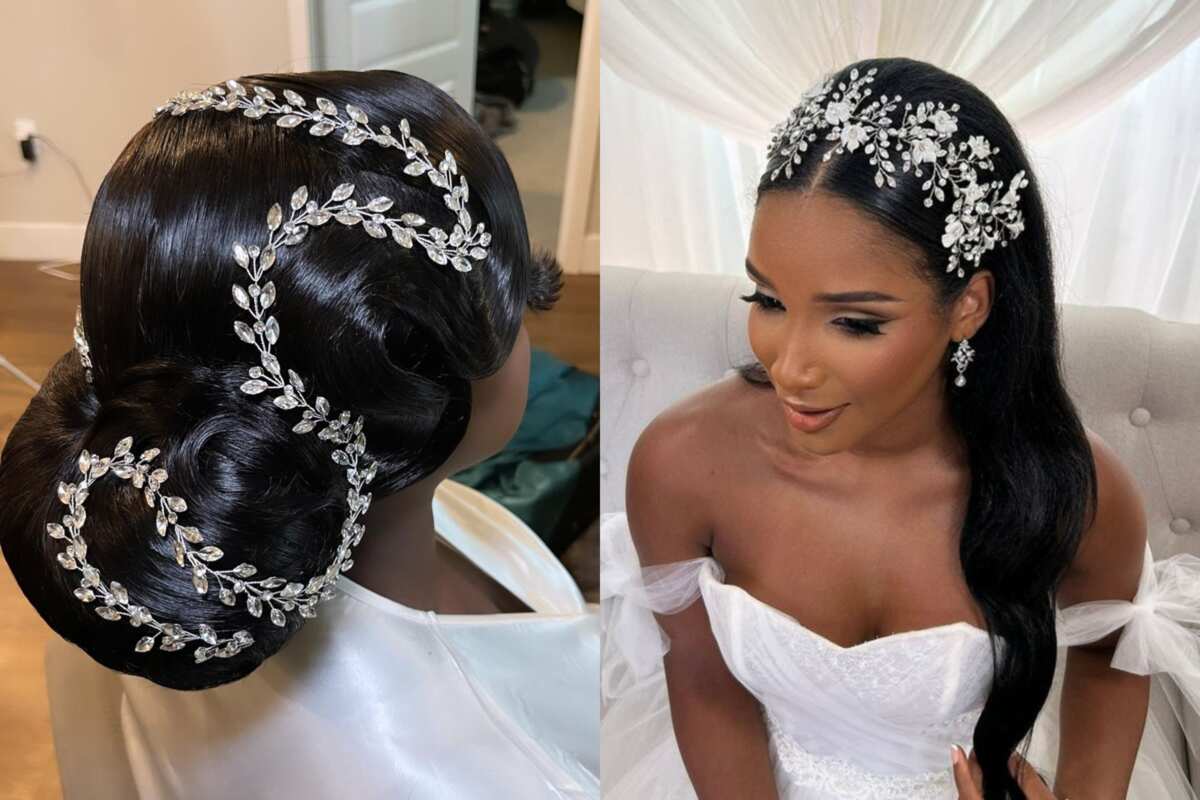 Pretty Braided Hairdo Inspiration for Wedding Ceremonies by Real Brides |  WeddingBazaar