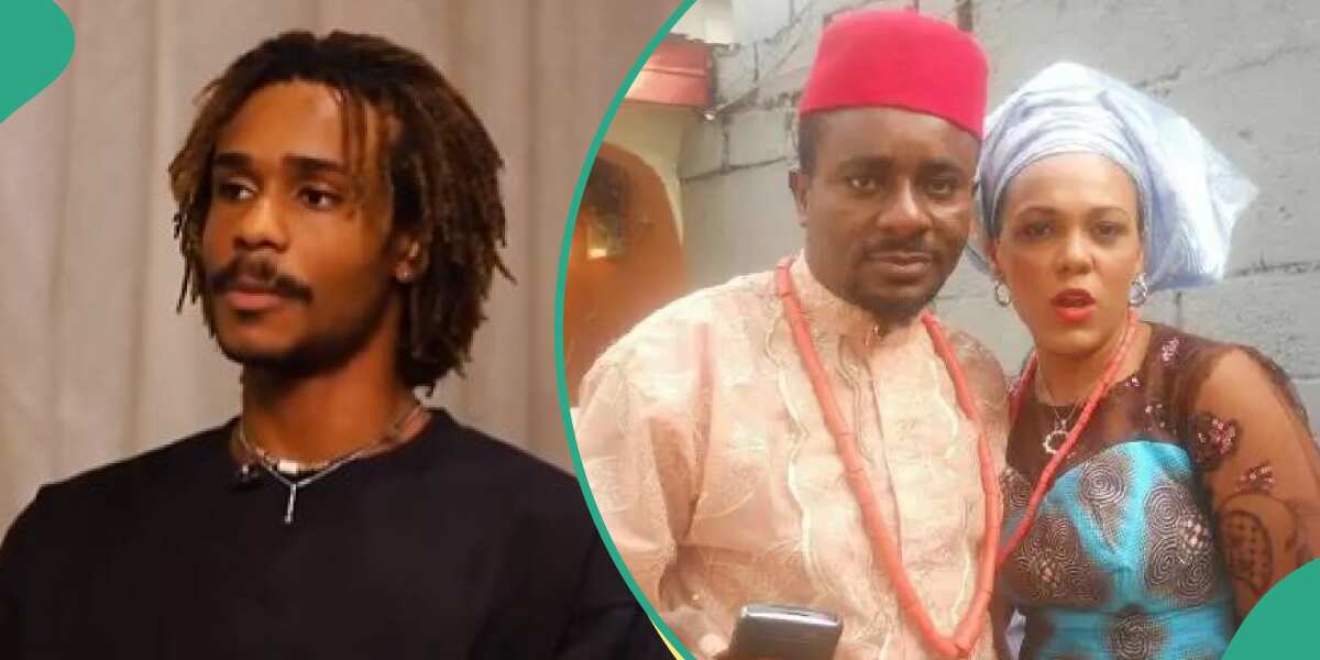 Watch video as Emeka Ike's son reveals his mum's sentiment about his dad