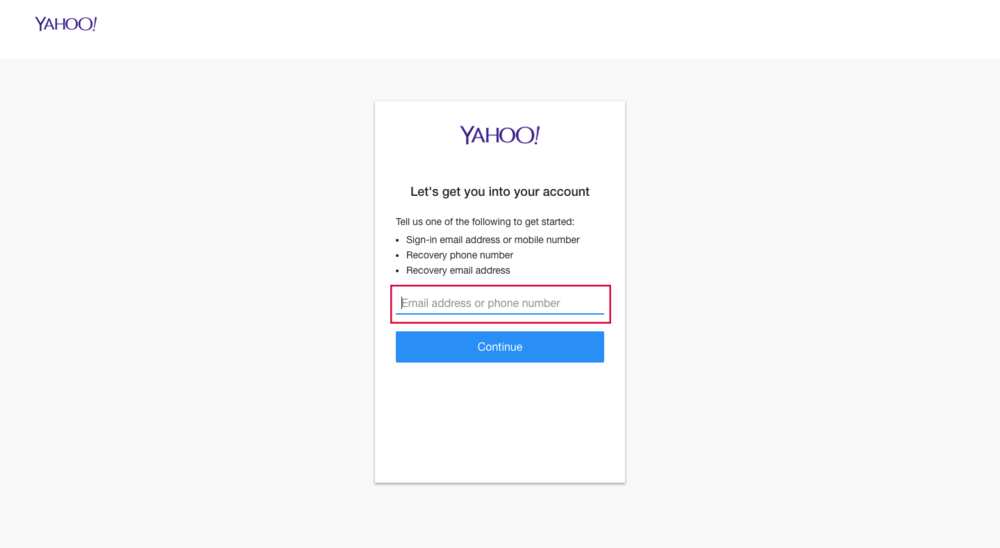 How to change Yahoo password