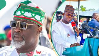 Yahaya Bello vs EFCC: Dino Melaye's diss song for ex-Kogi governor trends, Nigerians react