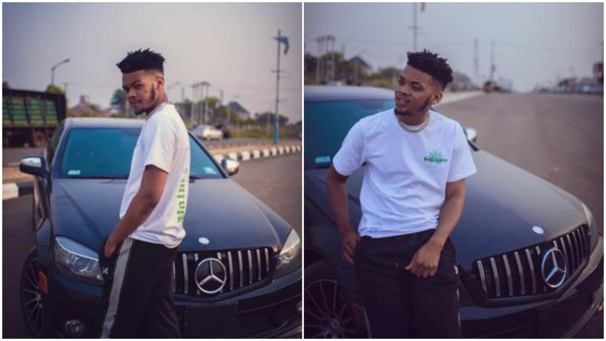 Young man buys first car at 22, Nigerians tell him it's not about age (photos)