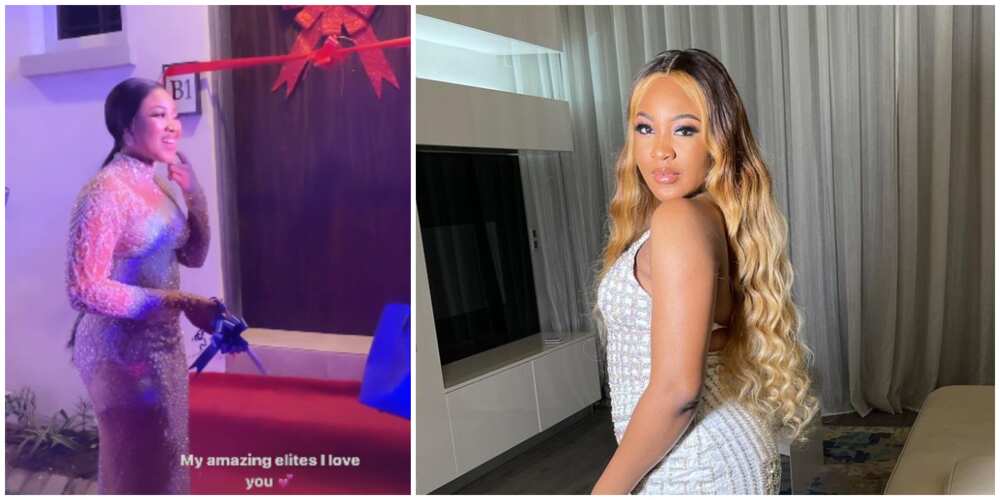 I was living in a shared flat, Erica says as she thanks 'elites' once again for her Lekki house gift