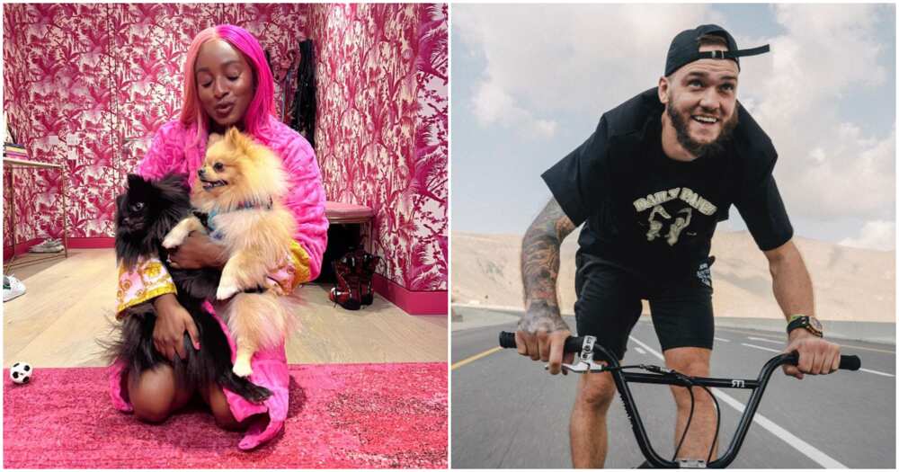 DJ Cuppy, puppies, Ryan Taylor DJ Cuppy, puppies, Ryan Taylor