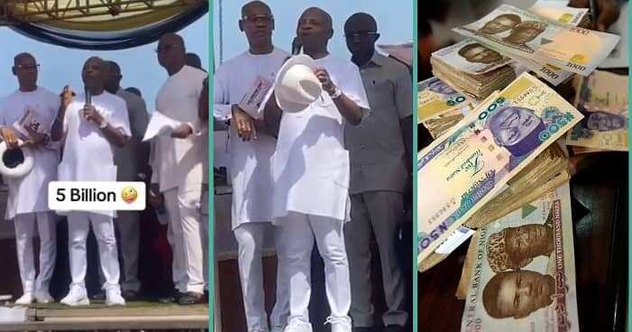 Watch video of Anambra billionaire donating N5 billion at an event