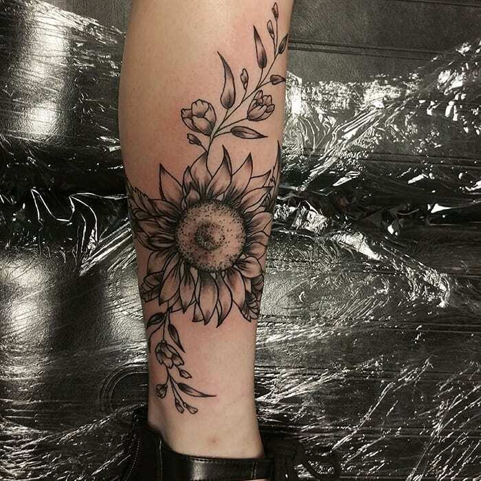 Cute Sunflower Tattoo Ideas For A Pretty Flower Design