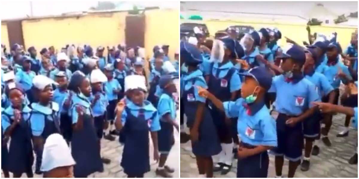 Baba Ijesha abuse saga: Primary school kids sing new poem against sexual abuse in viral video, Nigerians react