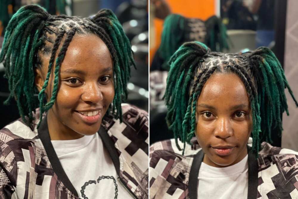 30 beginner short loc styles for women that are simple but stylish 