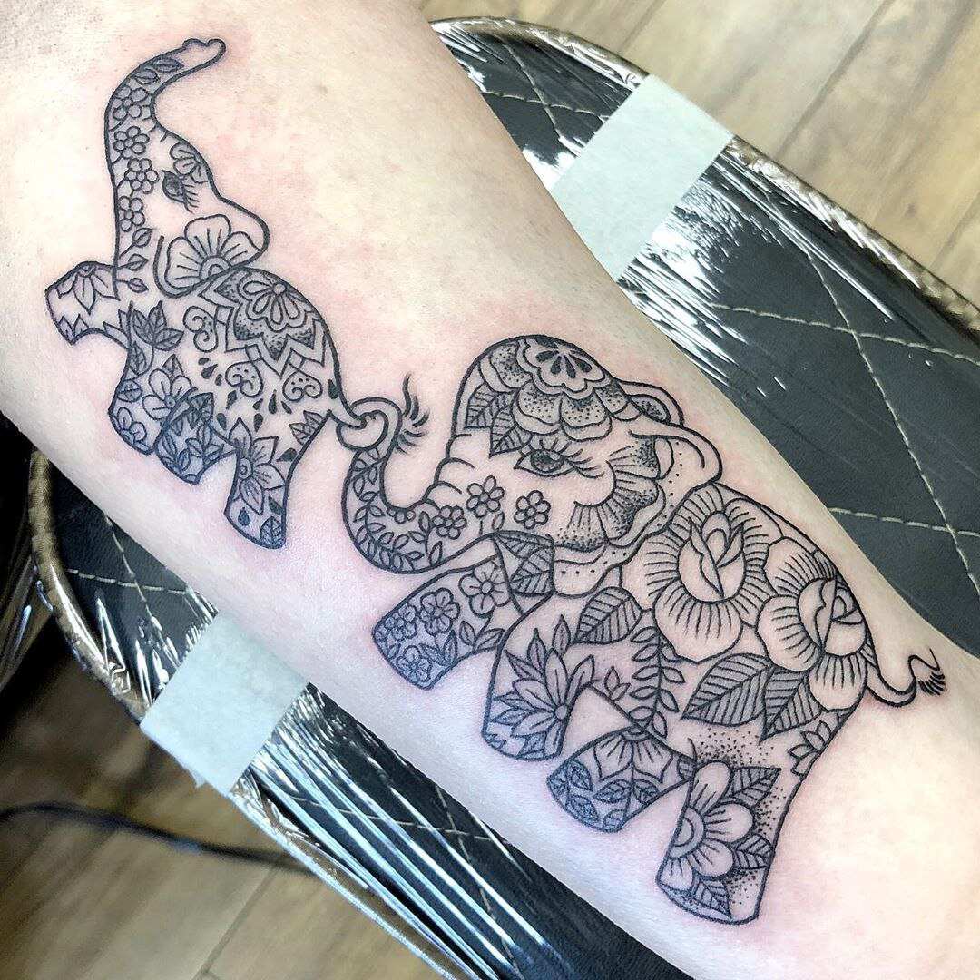 Elephants representing my family ❤ : r/tattoo