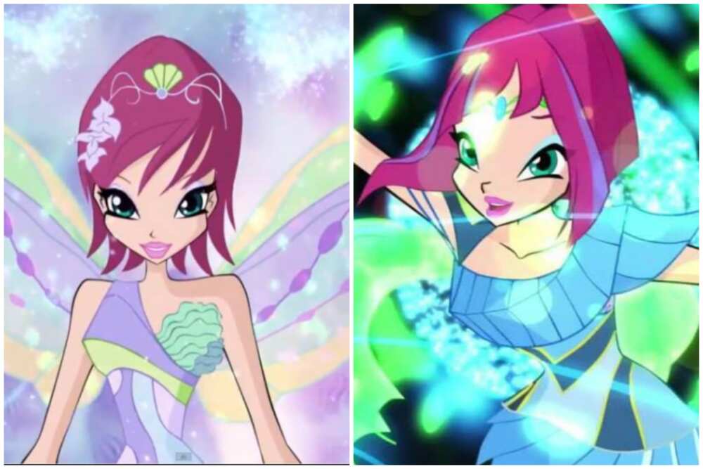 Pink hair cartoon characters Pink hair cartoon characters