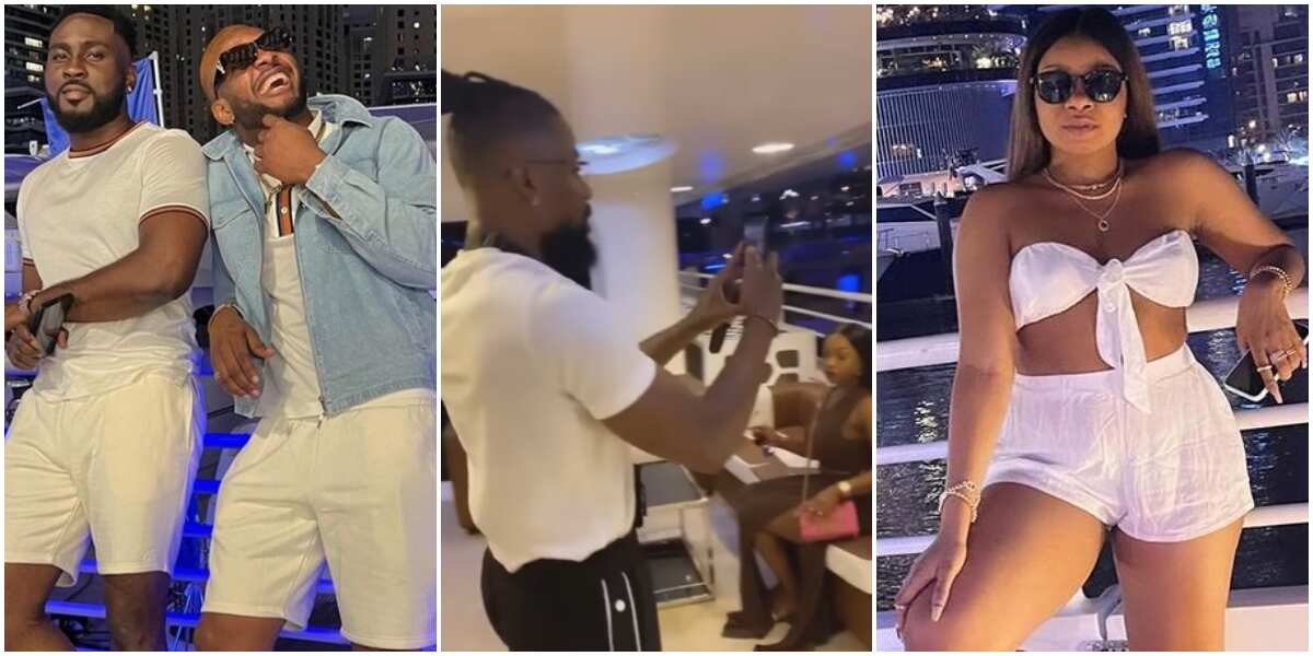 It's Jackie B and Michael for me: Reactions as BBNaija stars take over Dubai in all-white party