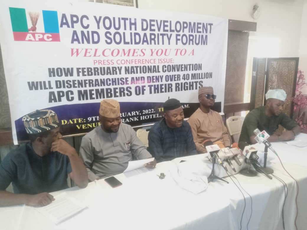 APC Youth Group raises alarm, says party set to disenfranchise 20m members