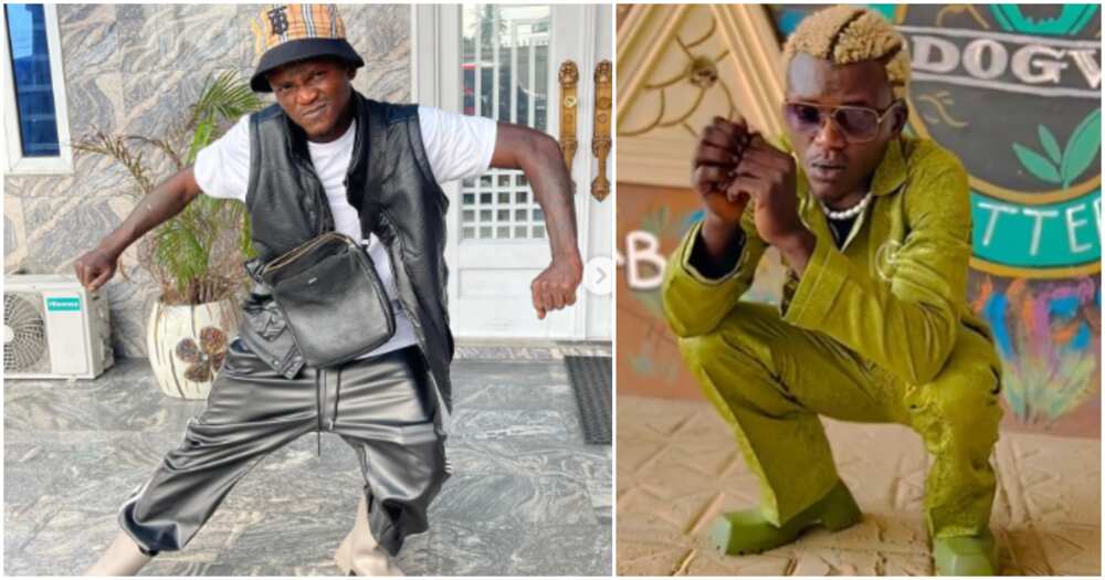 Nigerian singer Portable in his fit