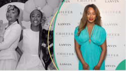 Sweet video as DJ Cuppy and Temi get baptised, peeps reacts: "The girl has a pure heart