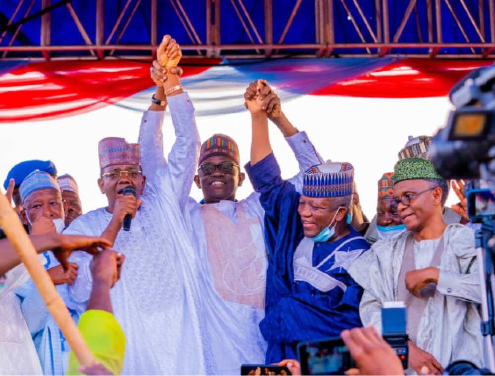 APC: Yerima, Yari da Matawalle APC: Yerima, Yari da Matawalle