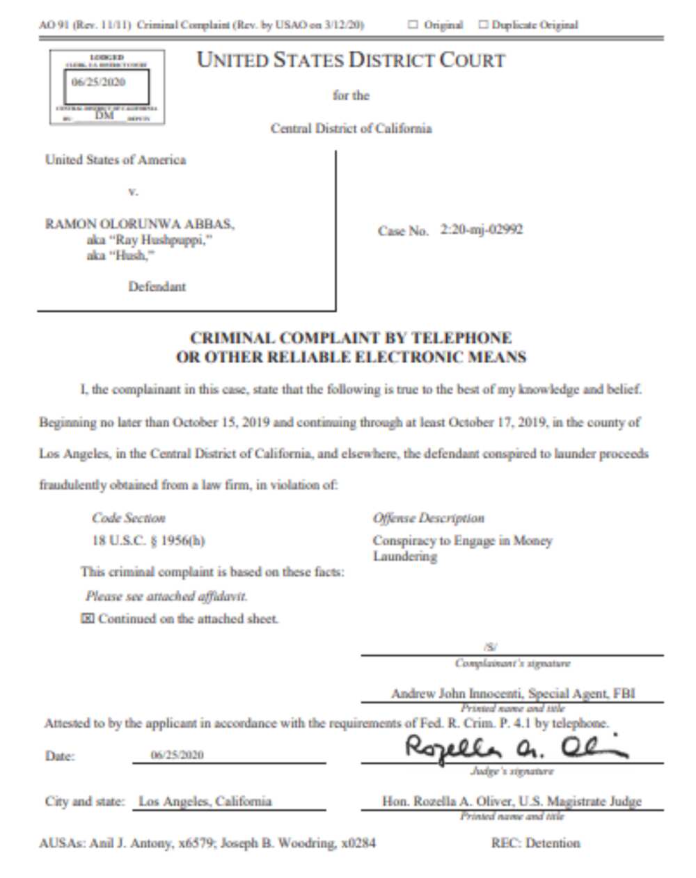 Read full charge sheet of Hushpuppi’s crimes as he goes to court in the US