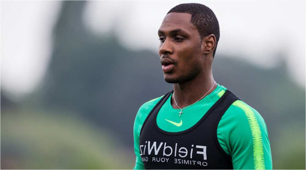 Nigeria’s Odion Ighalo spotted boxing punching bag as training at Saudi club Al Shabab intensifies