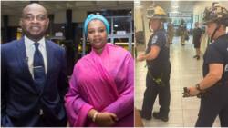 “I thank God it ended well”: Ex-presidential candidate Moghalu, wife get stuck in elevator, video emerges