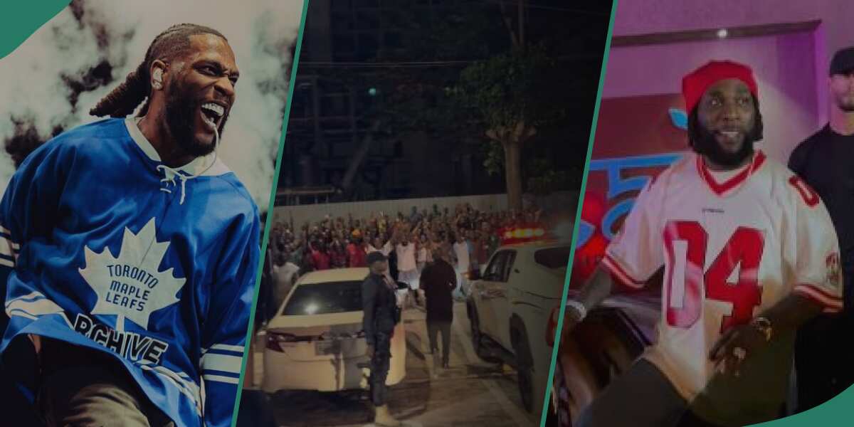 You need to see the massive crowd that gathered to greet Burna Boy as he shares what his typical day in Nigeria looks like.