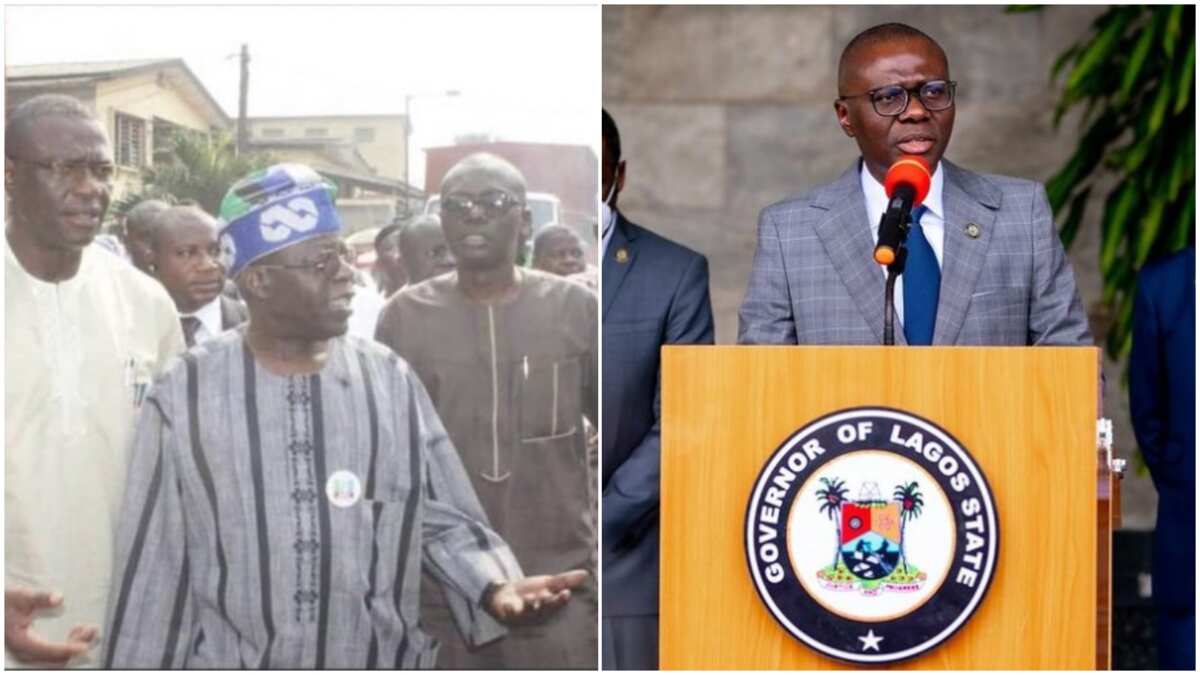 It's good to be loyal: Reactions as throwback photo of Lagos gov Sanwo-Olu with Tinubu goes viral online