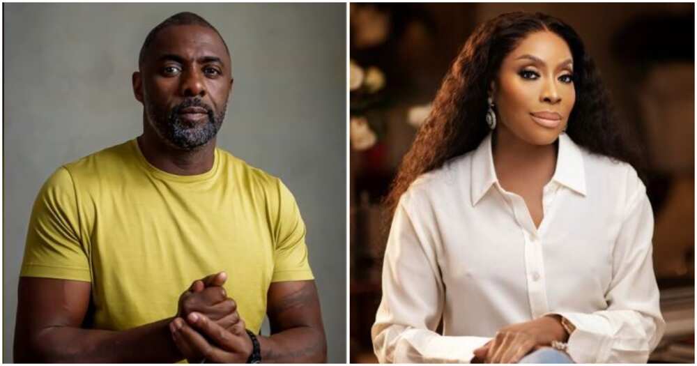 Photos of Idris Elba and Mo Abudu Photos of Idris Elba and Mo Abudu