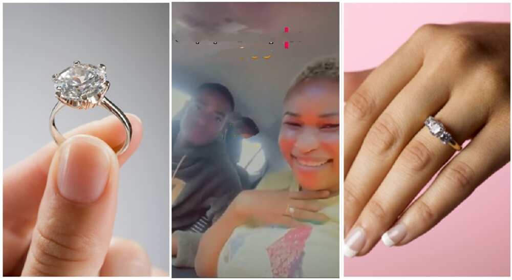 Nigerian man popped the question and his girl says yes.