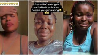 "How are you guys coping?" Frustrated Nigerian lady asks women after she got married, sheds tears in video